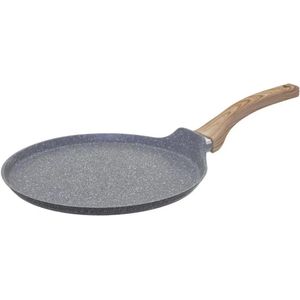 Secret de Gourmet - Pannenkoekenpan - Alle kookplaten/warmtebronnen geschikt - grijs - Dia 28 cm