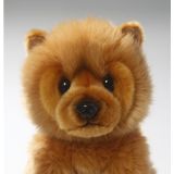 Pluche bruine Chowchow hond knuffel 25 cm - Honden huisdieren knuffels - Speelgoed voor kinderen