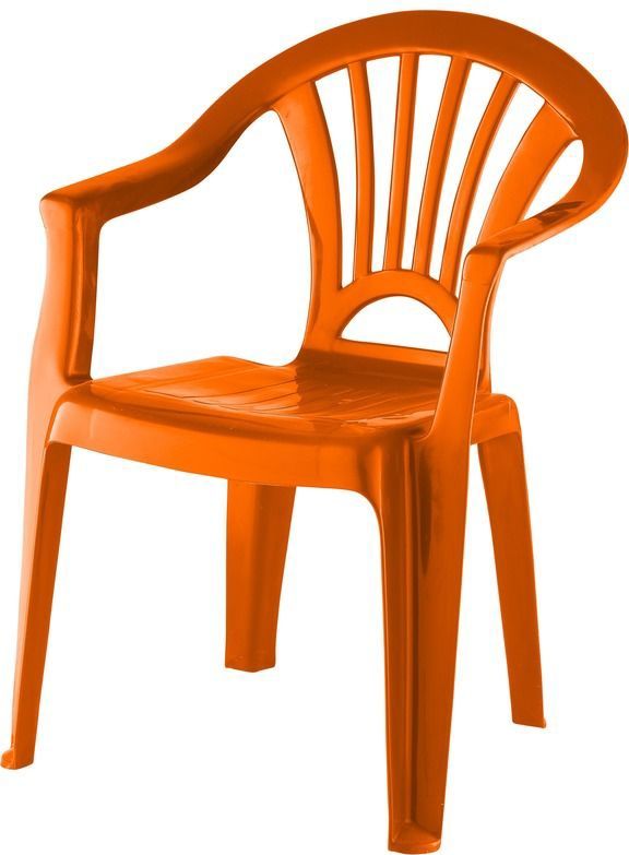 Kinderstoel oranje kunststof 37 x 31 x 51 cm kopen? | beslist.nl