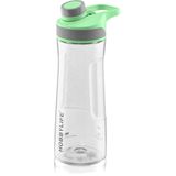 Waterfles / drinkfles / sportfles Aquamania - 2x - mint groen - 730 ml - kunststof - bpa vrij