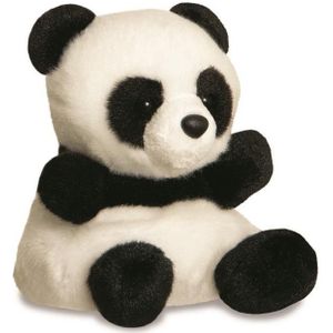 Aurora Knuffelpanda Palm Pals Junior 13 Cm Pluche Zwart/wit