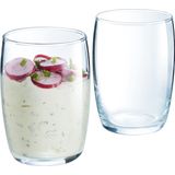 6x Stuks waterglazen/drinkglazen 160 ml - Drinkglazen