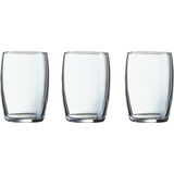 6x Stuks waterglazen/drinkglazen 160 ml - Drinkglazen