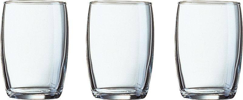 6x Stuks waterglazen/drinkglazen 160 ml - Drinkglazen