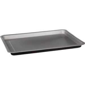 5Five Koek/taart bakken bakvorm/bakgerei/plaat Backery Pro - metaal - anti-aanbak laag - zwart - 40 x 35 x 2.5 cm