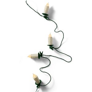 Kaarsen verlichting - 30 LED druipkaarsen - 1160 cm - warm wit - kerstverlichting lichtsnoer