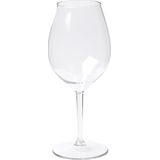 Wijnglas - 20x - transparant - onbreekbaar kunststof - 510 ml