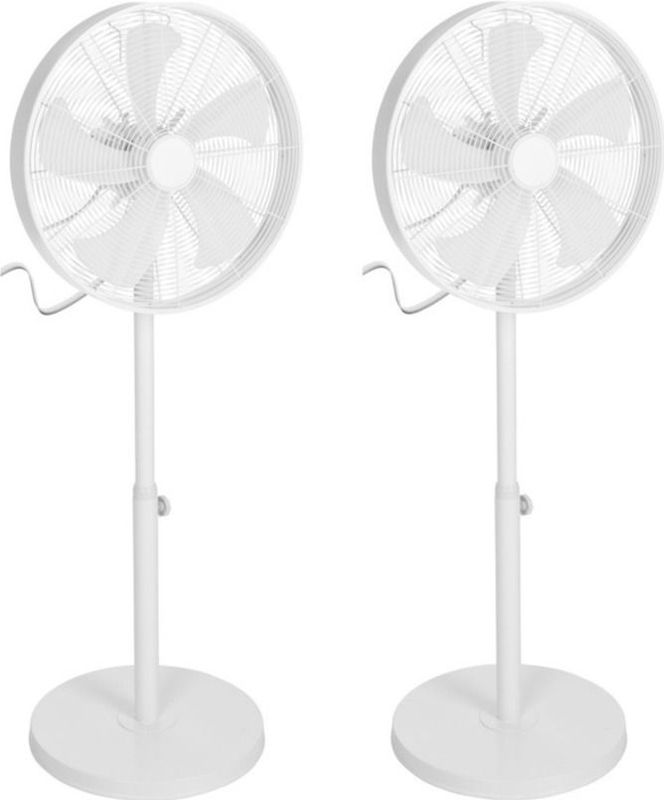 2x stuks witte krachtige staande ventilatoren 120 cm kopen? Vergelijk de  beste prijs op beslist.nl