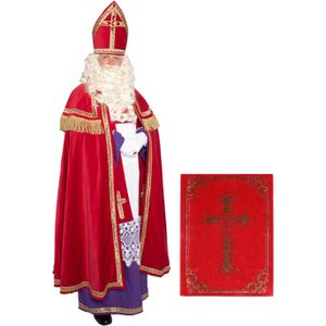 Compleet Sinterklaas kostuum inclusief boek