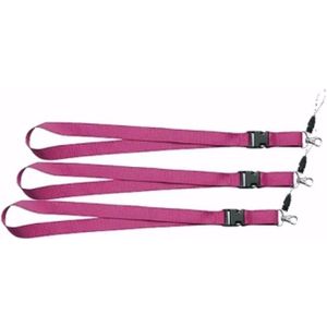 Keycords roze 10 stuks