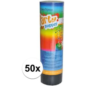 50x Party popper confetti 15 cm