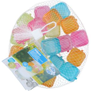 Fresh&Cold IJsblokjes - 20x - herbruikbaar - gekleurd - ijsklontjes