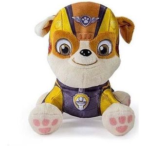 Pluche Paw Patrol Rubble Air Rescue knuffel 15 cm