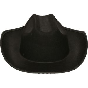Carnaval verkleed Cowboy hoed El Paso - zwart - kinderen - Western thema