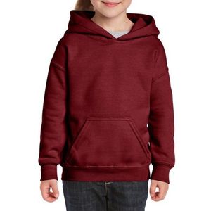 Bordeaux capuchon sweater voor meisjes