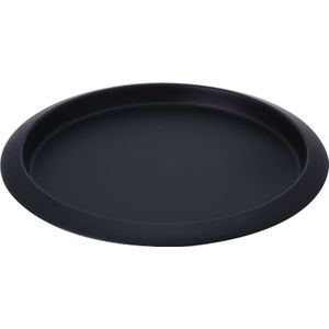 Dienblad / serveer of kaarsplateau - Dia 35 cm - metaal - zwart