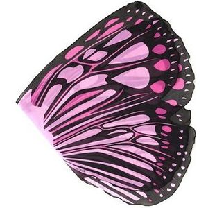 Vlinder verkleed vleugels roze voor meisjes