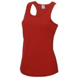 Voordeelset - rood en zwart sport singlet voor dames in maat X-large(42)