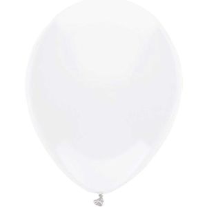 Ballonnen - wit - verjaardag/thema feest - 100x stuks - 29 cm