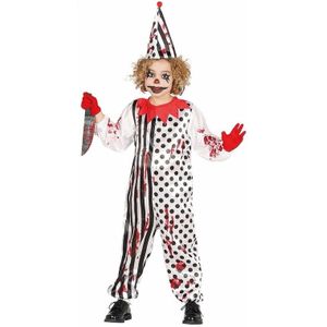 Halloween Zombie moordenaar enge clownspak voor kinderen