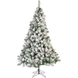 Everlands kunst kerstboom Imperial pine - 180 cm - sneeuw - 525 takken