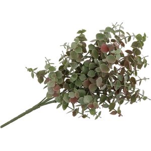 Kunstbloem Eucalyptus tak - 47 cm - saliegroen - bundel/bosje - Kunst zijdebloemen