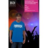 Foute party t-shirt voor heren - last van - blauw - carnaval/themafeest