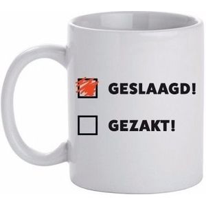 Geslaagd cadeau mok / beker 300 ml