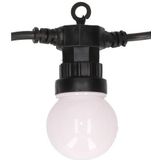 Festoon buitenfeestverlichting opal lampbolletjes 5 m