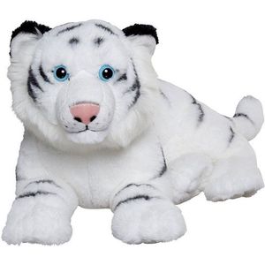 Pluche Witte Tijger Knuffeldier van 48 cm - Speelgoed Dieren Knuffels Cadeau Voor Kinderen