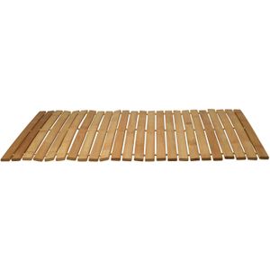 Bathroom Solutions - Badmat - Bruin - Bamboe Hout - Anti-slip