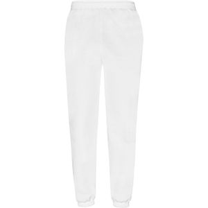 Fruit of the Loom joggingbroek wit voor volwassenen