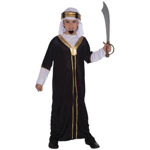 Sultan/Arabieren kostuum zwart voor kinderen