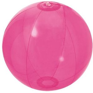 Opblaasbare strandbal fel roze 30 cm