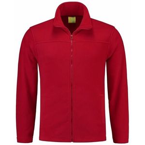 Fleece vest met rits Norway - Rood - voor volwassenen - winter trui