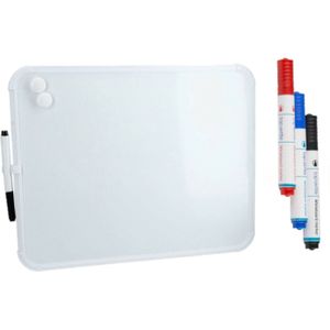 Benson Whiteboard met 4 stiften en 2 magneetjes 36 x 28 cm