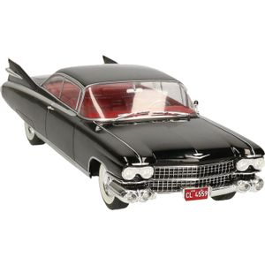 WhiteBox - Modelauto - Cadillac Eldorado 1959 - zwart - 24 x 8 x 5 cm