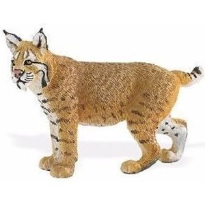 Plastic speelgoed figuur rode lynx 7 cm