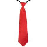 4x stuks rode carnaval verkleed stropdas 40 cm verkleedaccessoire
