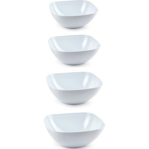 Set van 20x kunststof keuken schaaltjes formaten 2.7/1.8/1.15/0.68 liter