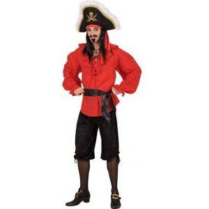 Zwarte piraten broek velours