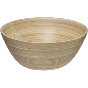 Secret de Gourmet - Slakom/serveer schaaltjes - bamboe - beige- D17 cm