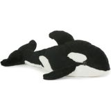 Set van 2x stuks pluche knuffel orka killer whale23 cm