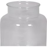 Glazen Melkbus Vaas/Vazen 11 Liter met Smalle Hals 19 X 35 cm - Bloemenvazen van Glas