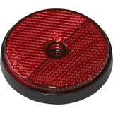 Pro Plus Reflector - set 4x - rood - schroefbevestiging - 60mm - rond