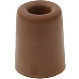 Deurbuffer / deurstopper terracotta bruin rubber 50 x 30 mm