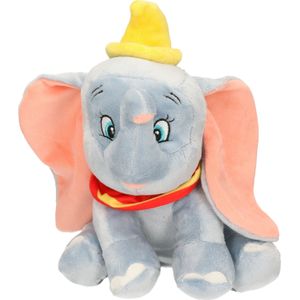 Pluche Disney Dumbo/Dombo Olifant Knuffel 24 cm Speelgoed - Olifanten Cartoon Knuffels