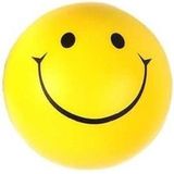 8x Smiley stressbal 6 cm