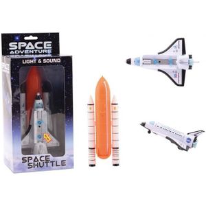 Space shuttle met licht en geluid 30 cm