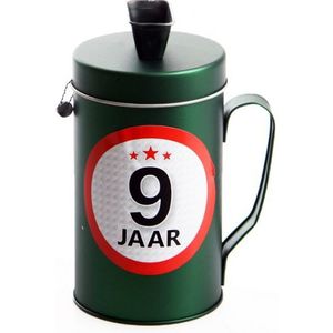 9 jaar geworden spaarpot